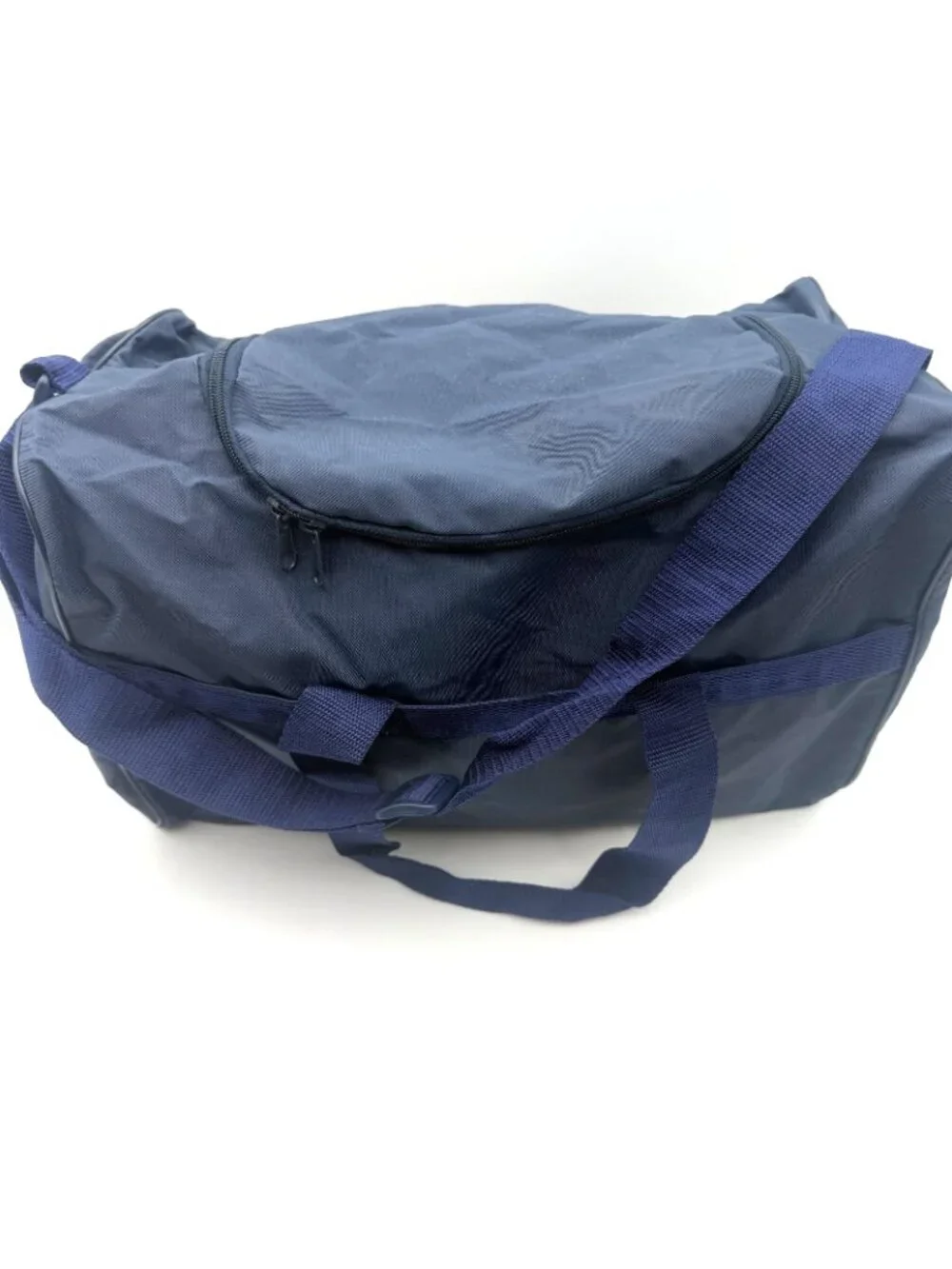 Navy Blue Travel Duffel Bag Lightweight Overnight Gym Carry On Tote